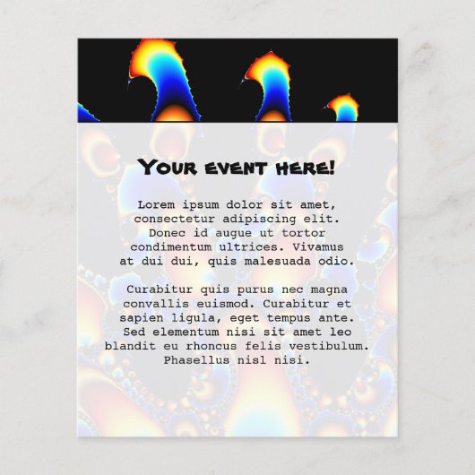 Het - Mandelbrot Fractal Flyer (Voorkant)