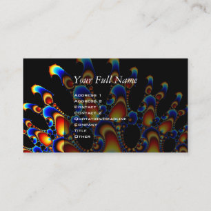 Het - Mandelbrot Fractal Visitekaartje