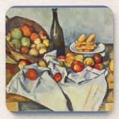 Het mandje appels van Paul Cezanne Bier Onderzetter (Voorkant)