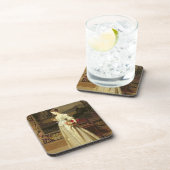 Het mandje van het Roos (olie op het paneel) Drankjes Onderzetter (Rechterzijde)