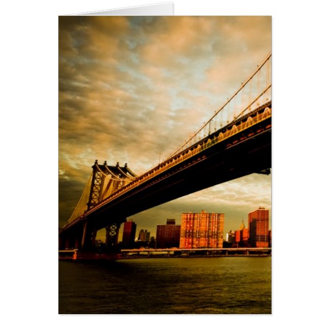 Het Manhattan-uitzicht aan de kant van Brooklyn (N (Voorkant)
