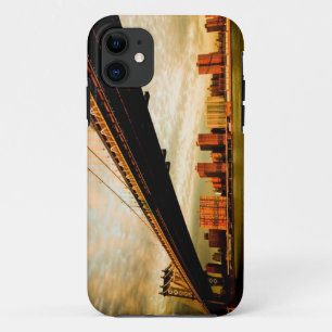 Het Manhattan-uitzicht aan de kant van Brooklyn (N iPhone 11 Hoesje