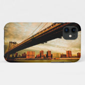 Het Manhattan-uitzicht aan de kant van Brooklyn (N Case-Mate iPhone Case (Achterkant (horizontaal))