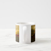 Het Manhattan-uitzicht aan de kant van Brooklyn (N Espresso Kop (Achterkant)