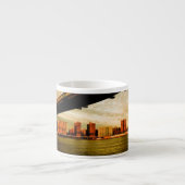 Het Manhattan-uitzicht aan de kant van Brooklyn (N Espresso Kop (Voorkant)