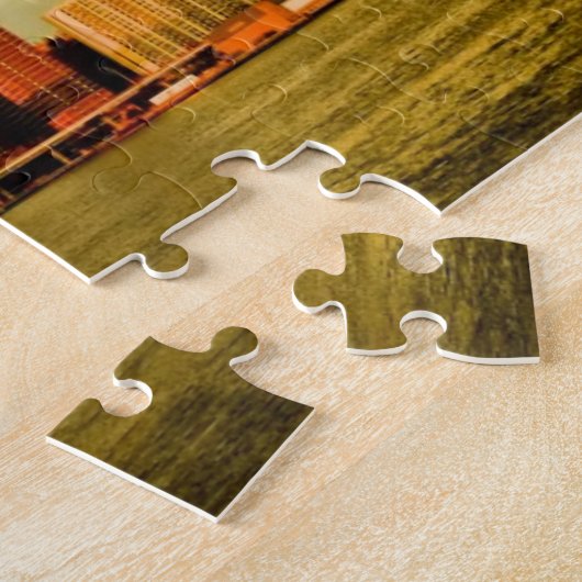 Het Manhattan-uitzicht aan de kant van Brooklyn (N Legpuzzel (Zijkant)