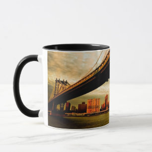 Het Manhattan-uitzicht aan de kant van Brooklyn (N Mok