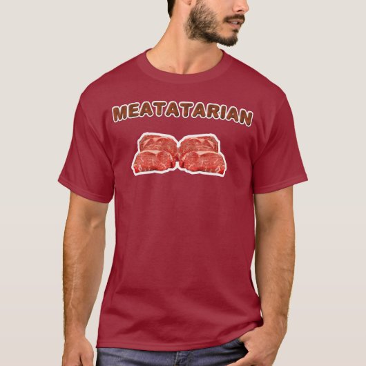 Het Manly Meatarian Shirt (Voorkant)
