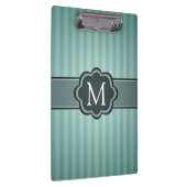 Het mannelijke Blauwgroen Blauwe Monogram van de Klembord (Rechts)