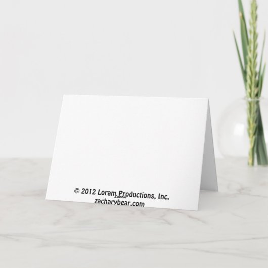 Het mannelijke Wenskaart van de Turner voor Bus Bedankkaart (Achterkant)