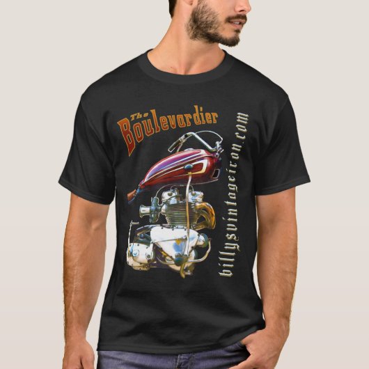 Het mannen Boulevardier T-shirt (Voorkant)