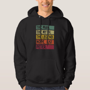 Het Mannen Man De mythe De legende Nope Gewoon Pet Hoodie