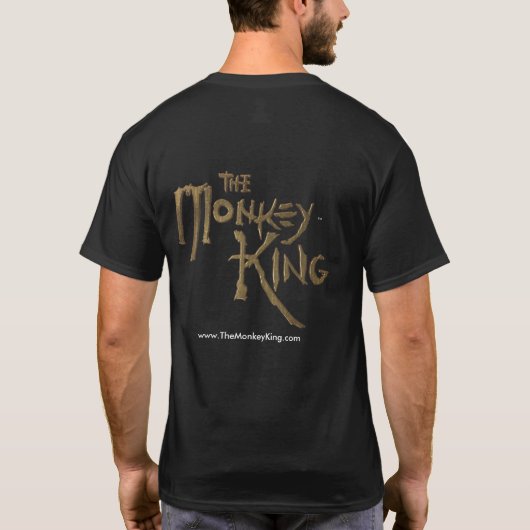 Het Mannen Shirt van de aapkoning (Achterkant)