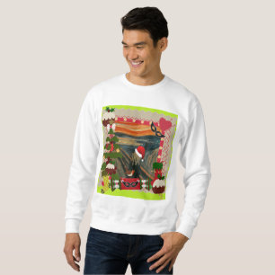 het mannen zweet - shirt voor het lelijke kerstfee