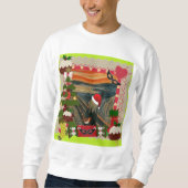 het mannen zweet - shirt voor het lelijke kerstfee (Voorkant)