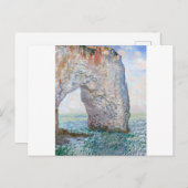 Het Manneporte bij Etretat door Claude Monet Briefkaart (Voorkant / Achterkant)