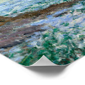 Het Manneporte bij Etretat door Claude Monet Poster (Hoek)
