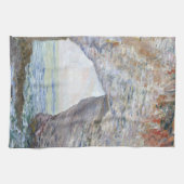Het Manneporte nabij Étretat door Claude Monet Theedoek (Horizontaal)