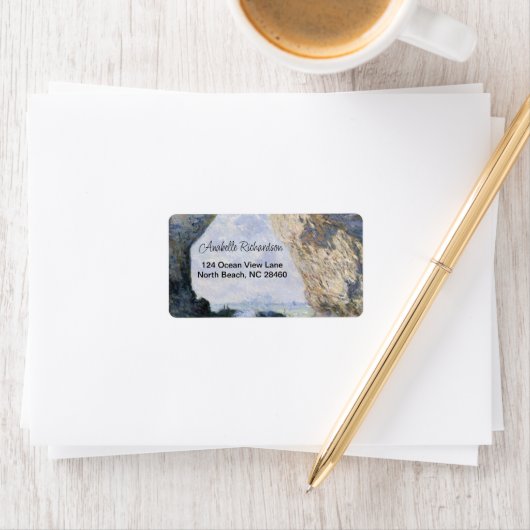 Het Manneporte van Claude Monet Etiket (Insitu)