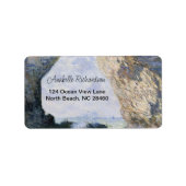 Het Manneporte van Claude Monet Etiket (Voorkant)