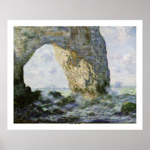 Het Manneporte van Claude Monet Poster