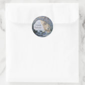 Het Manneporte van Claude Monet Ronde Sticker (Tas)