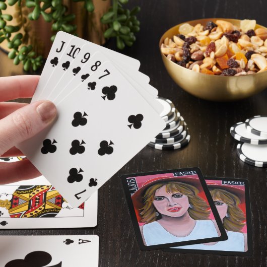 Het Mannequin Schilderij door Alfred Fox Pokerkaarten (Insitu)