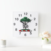 Het Mannetje van herten door Embleem van CREST van Vierkante Klok (Huis)