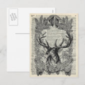 Het Mannetje van Kerstmis Feestdagenkaart (Voorkant / Achterkant)