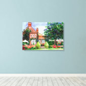 Het Manor House Wall Art Canvas (Insitu (Houten vloer))