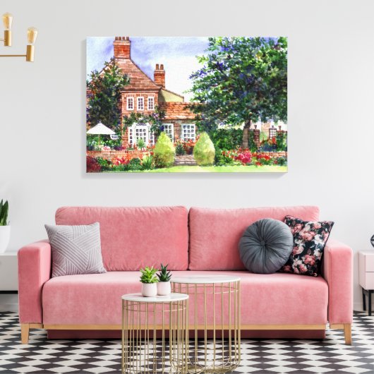 Het Manor House Wall Art Canvas (Insitu (Woonkamer))