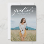 Het manuscript afstuderen eenvoudige één aankondig (Voorkant)