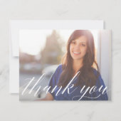 Het manuscript Afstuderen Foto Dank u Nota Kaart (Voorkant)