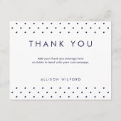 Het manuscript Afstuderen Foto Dank u Nota Kaart (Achterkant)