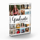 Het manuscript Afstuderen het Blok van de Foto van (Links)