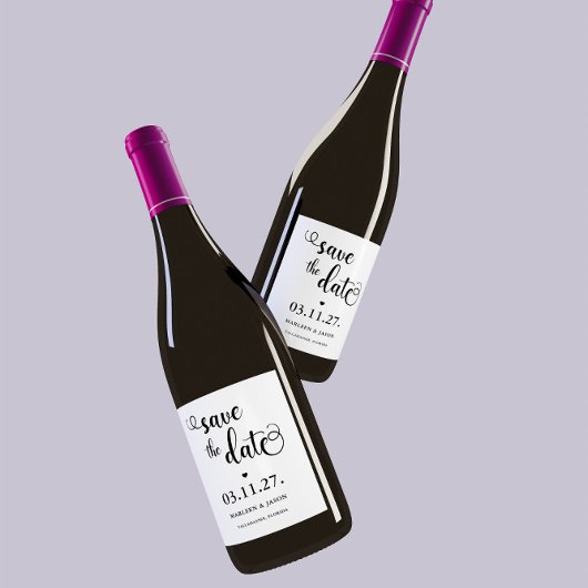 Het manuscript bewaart de datumEtiket van de Wijn Wijn Etiket