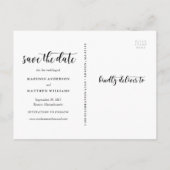 Het manuscript bewaart het Briefkaart van de Datum (Achterkant)