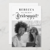 Het  Manuscript & de Bridesmaïde Voorstel van de R Aankondiging (Voorkant / Achterkant)