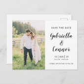 Het manuscript en de Foto Eenvoudige Weddenschap s Briefkaart (Voorkant / Achterkant)