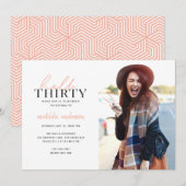 Het manuscript & geometrische dertigste verjaardag (Voorkant / Achterkant)