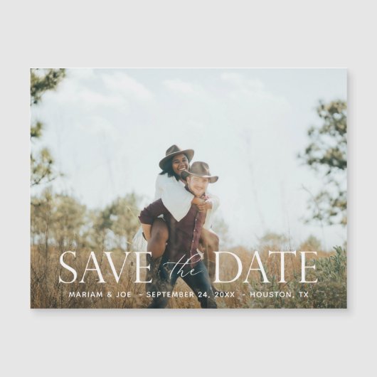 Het manuscript H Moderne Foto sparen de Magnet van (Voorkant)