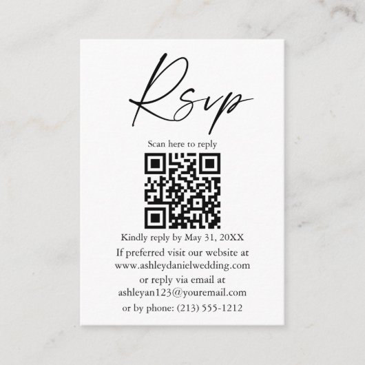 Het Manuscript QR van de Inkt van de weddenschap Q Informatiekaartje (Voorkant)