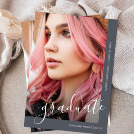 Het Manuscript twee van de Foto Blauwe Aankondigin Kaart