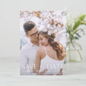 Het Manuscript V Modern 2 Foto sparen de Datum Kaart (Staand voorkant)