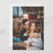 Het Manuscript V Modern 2 Foto sparen de Datum Kaart (Achterkant)