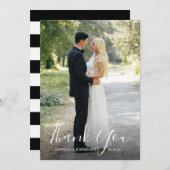 Het Manuscript van Anemone van de waterverf Dank u Bedankkaart (Voorkant / Achterkant)