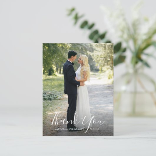 Het Manuscript van Anemone van de waterverf Dank u Briefkaart (Staand voorkant)