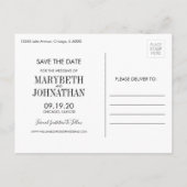 Het Manuscript van Anemone van de waterverf sparen Aankondigingskaart (Achterkant)