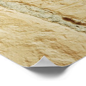 Het manuscript van Cuneiform op een palace muur Poster (Hoek)