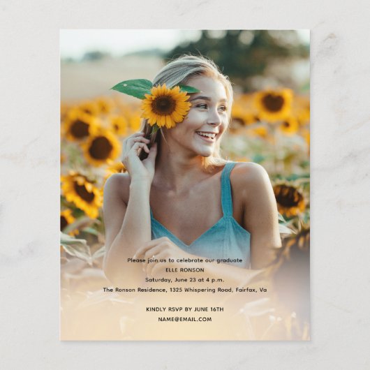 Het Manuscript van de begroting 2 de Uitnodiging v (Achterkant)